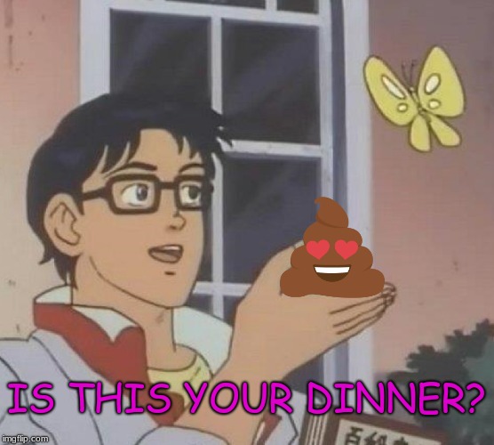 Is This A Pigeon Meme | IS THIS YOUR DINNER? | image tagged in memes,is this a pigeon | made w/ Imgflip meme maker