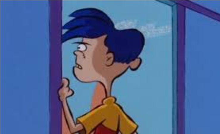 Rolf Stares Out a Window Blank Meme Template