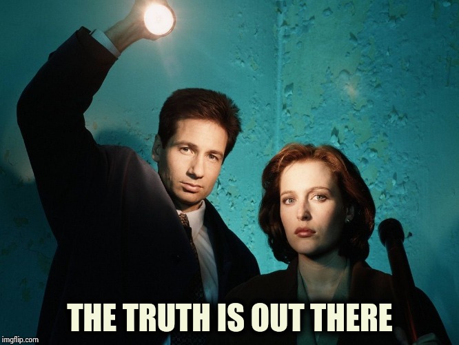 X files | THE TRUTH IS OUT THERE | image tagged in x files | made w/ Imgflip meme maker