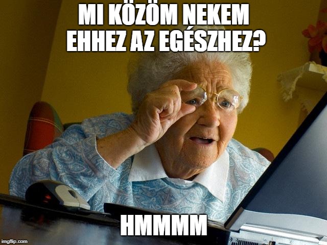 Grandma Finds The Internet Meme | MI KÖZÖM NEKEM EHHEZ AZ EGÉSZHEZ? HMMMM | image tagged in memes,grandma finds the internet | made w/ Imgflip meme maker