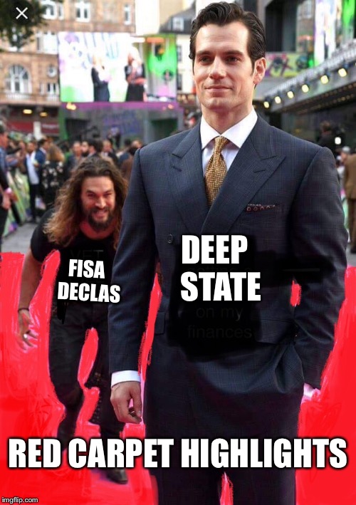 Carpet Bomb! | DEEP 
STATE; FISA 
DECLAS; RED CARPET HIGHLIGHTS | image tagged in boom | made w/ Imgflip meme maker