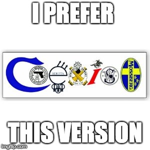 COEXIST with guns | I PREFER THIS VERSION | image tagged in coexist with guns | made w/ Imgflip meme maker