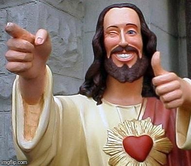 Jesus thanks you | . | image tagged in jesus thanks you | made w/ Imgflip meme maker