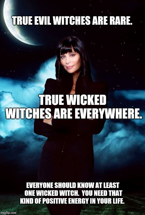 TRUE EVIL WITCHES ARE RARE. EVERYONE SHOULD KNOW AT LEAST ONE WICKED WITCH.  YOU NEED THAT KIND OF POSITIVE ENERGY IN YOUR LIFE. TRUE WICKED | made w/ Imgflip meme maker