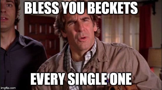 Sam Beckett Oh boy | BLESS YOU BECKETS EVERY SINGLE ONE | image tagged in sam beckett oh boy | made w/ Imgflip meme maker