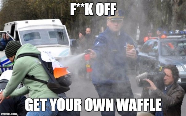High Quality Waffle Man Blank Meme Template