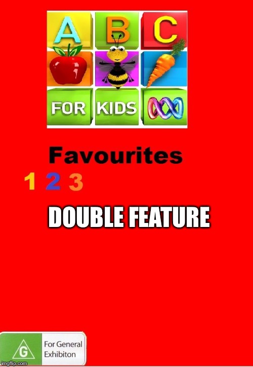 DOUBLE FEATURE | image tagged in 2018 | made w/ Imgflip meme maker