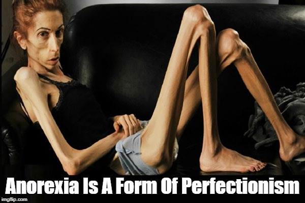 Anorexia Is A Form Of Perfectionism | made w/ Imgflip meme maker
