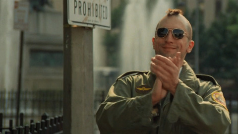 Taxi Driver Travis Bickle Clapping Blank Meme Template