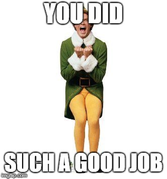 Yay! | YOU DID SUCH A GOOD JOB | image tagged in yay | made w/ Imgflip meme maker