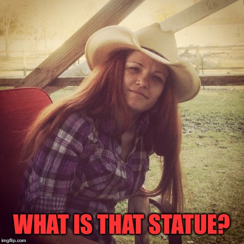 WHAT IS THAT STATUE? | made w/ Imgflip meme maker