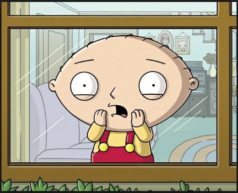 High Quality Stewie scared Blank Meme Template