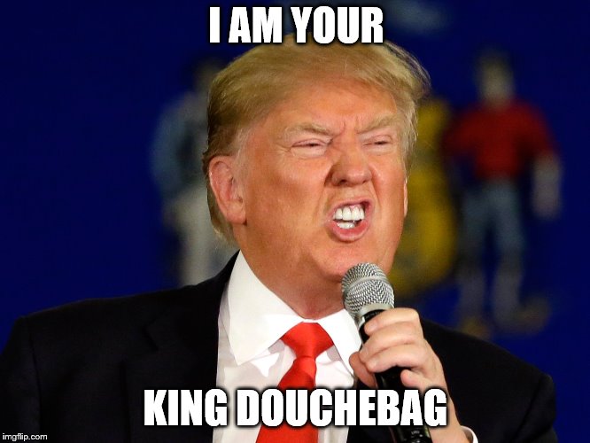 I AM YOUR; KING DOUCHEBAG | made w/ Imgflip meme maker