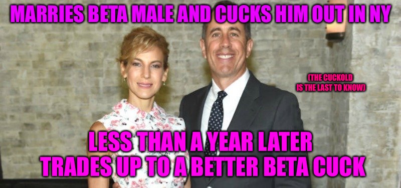 Monkey Branching  | MARRIES BETA MALE AND CUCKS HIM OUT IN NY; (THE CUCKOLD IS THE LAST TO KNOW); LESS THAN A YEAR LATER TRADES UP TO A BETTER BETA CUCK | image tagged in beta cuck,monkey,cuck,cucks,beta,jerry seinfeld | made w/ Imgflip meme maker