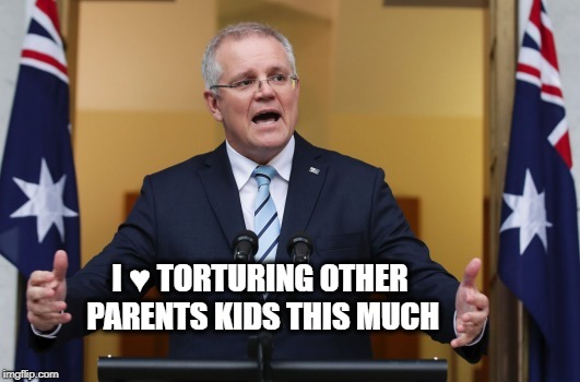 Morriscum hand gesture | I ♥ TORTURING OTHER PARENTS KIDS THIS MUCH | image tagged in morriscum hand gesture | made w/ Imgflip meme maker