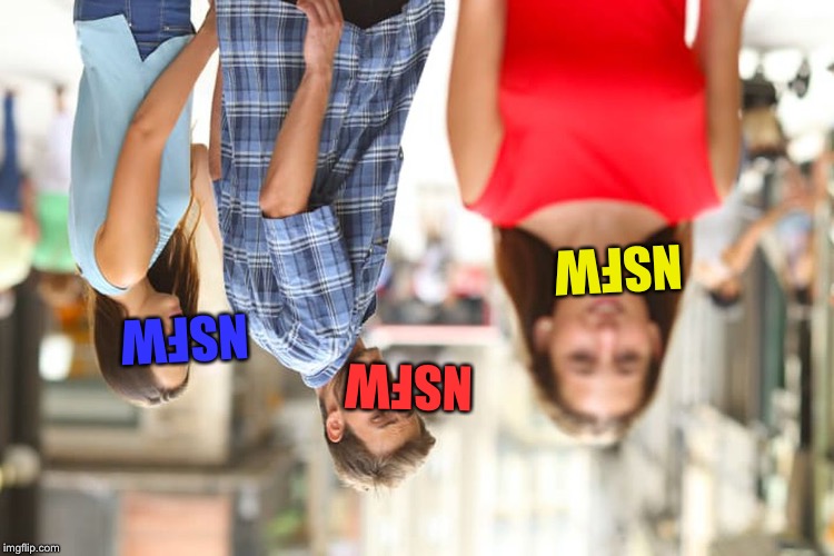 Distracted Boyfriend Meme | NSFW NSFW NSFW | image tagged in memes,distracted boyfriend | made w/ Imgflip meme maker