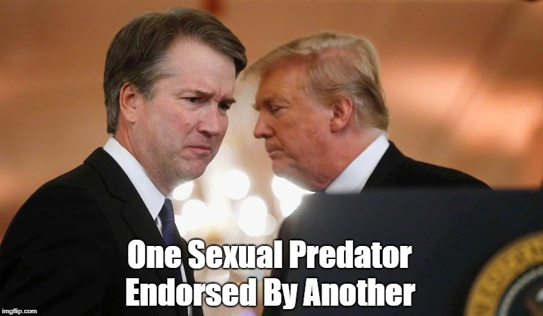 One Sexual Predator Endorsed By Another | made w/ Imgflip meme maker