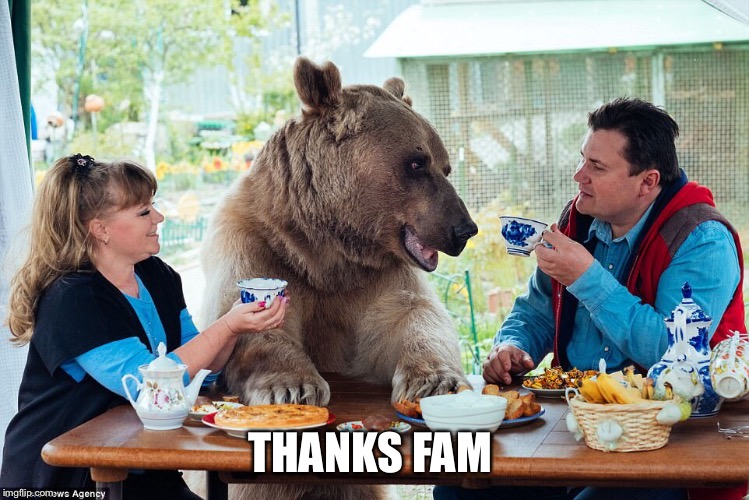 THANKS FAM | made w/ Imgflip meme maker