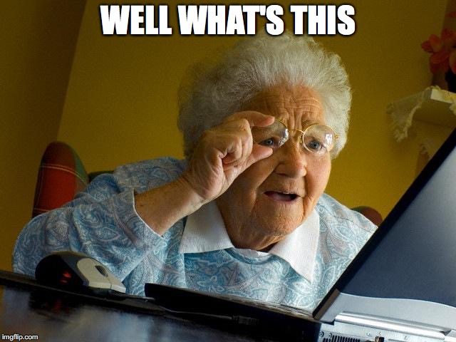 Grandma Finds The Internet | WELL WHAT'S THIS | image tagged in memes,grandma finds the internet | made w/ Imgflip meme maker