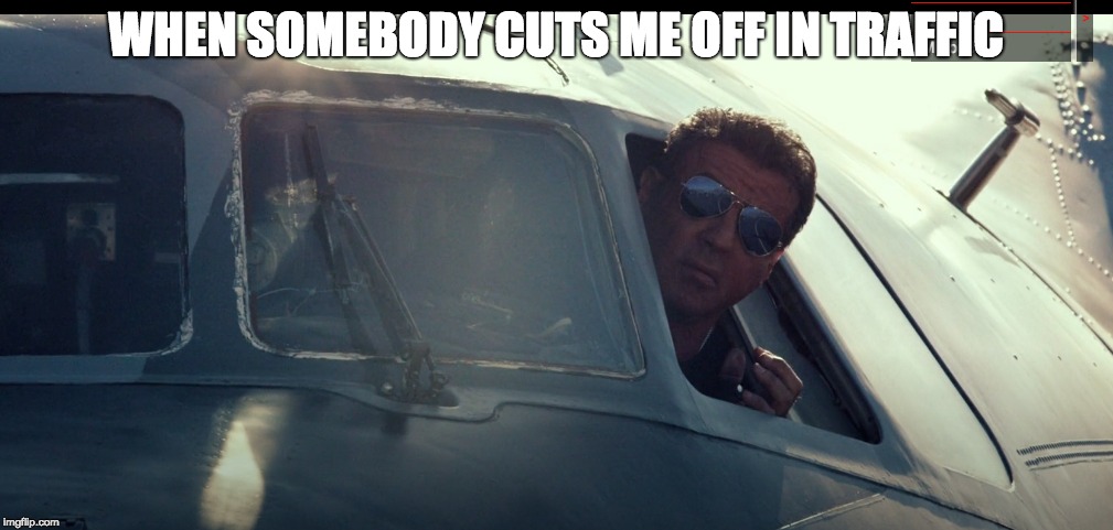 Traffic issues | WHEN SOMEBODY CUTS ME OFF IN TRAFFIC | image tagged in traffic jam | made w/ Imgflip meme maker