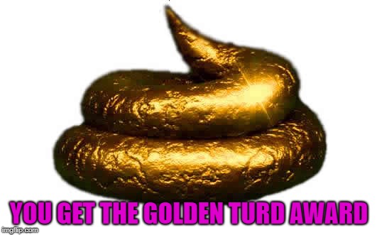 YOU GET THE GOLDEN TURD AWARD | made w/ Imgflip meme maker