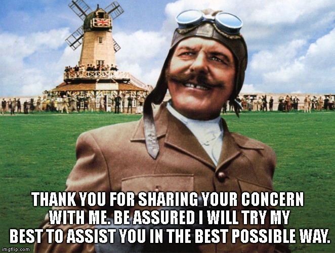 Ebay is just Spiffing, What? | THANK YOU FOR SHARING YOUR CONCERN WITH ME. BE ASSURED I WILL TRY MY BEST TO ASSIST YOU IN THE BEST POSSIBLE WAY. | image tagged in spiffing,ebay,posh,chat | made w/ Imgflip meme maker