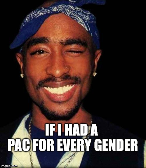 it's a spectrum of pac! | IF I HAD A PAC FOR EVERY GENDER | image tagged in tupacccc | made w/ Imgflip meme maker