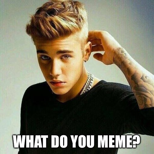 Justin Bieber | WHAT DO YOU MEME? | image tagged in justin bieber | made w/ Imgflip meme maker