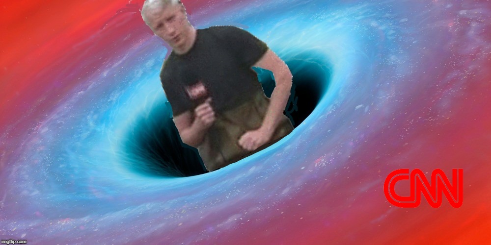Anderson Cooper coming to you live from Black Hole "Eddie" near Arcturus | image tagged in get in that flooded ditch andy,tv news weather drama | made w/ Imgflip meme maker