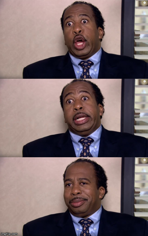 High Quality Stanley pretzel day the office Blank Meme Template