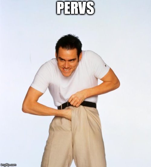 pervert jim | PERVS | image tagged in pervert jim | made w/ Imgflip meme maker
