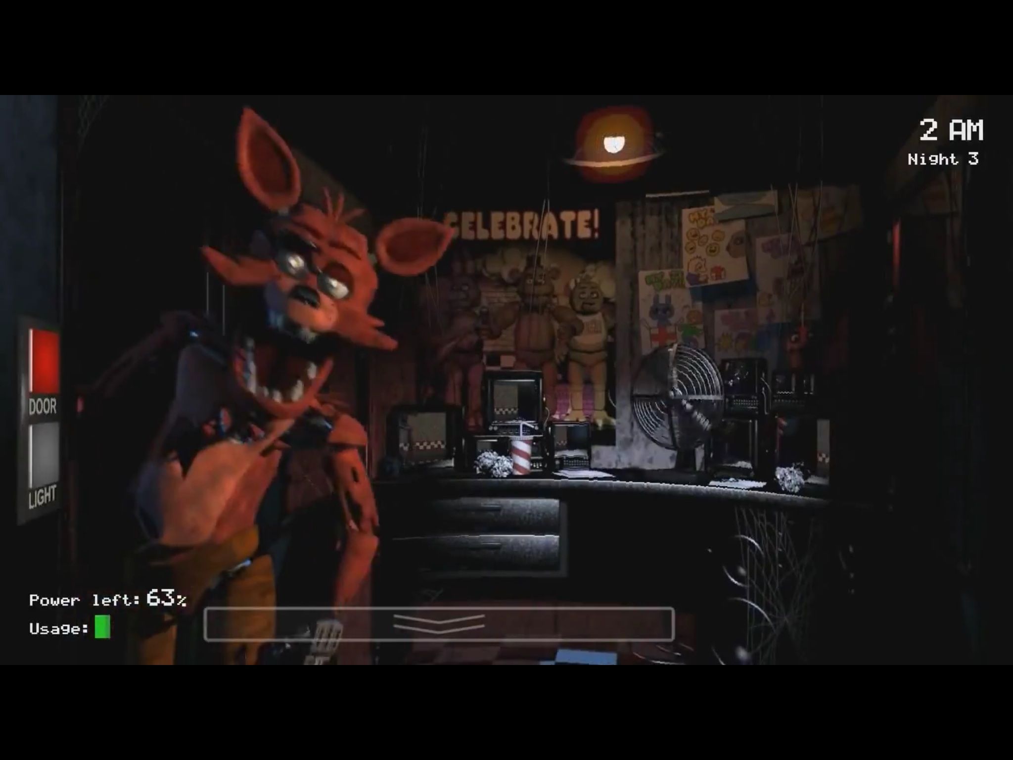 Foxy Jumpscare Fnaf 1 Blank Template Imgflip