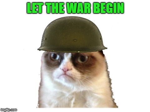 LET THE WAR BEGIN | made w/ Imgflip meme maker