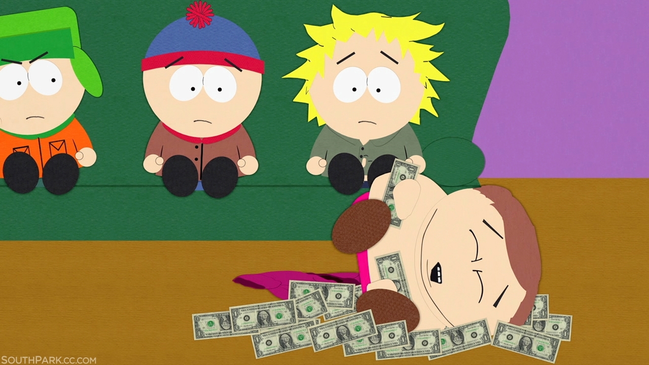 Kyle's Money Cartman Blank Meme Template