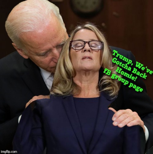 Joe Biden Holds Christine Blasey Ford | image tagged in brett kavanaugh,metoo,supreme court,testify,judge,political meme | made w/ Imgflip meme maker