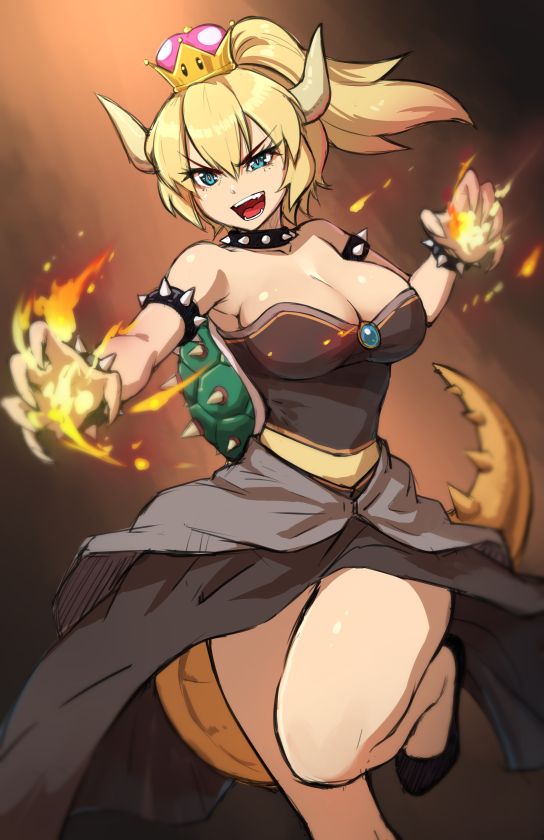 High Quality Bowsette Blank Meme Template