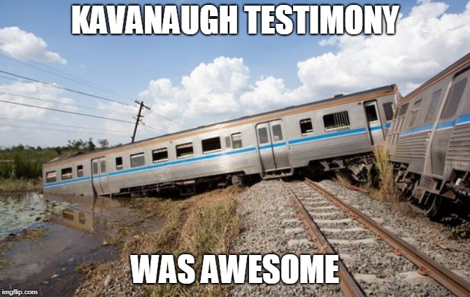 Kavanaugh Testimony | KAVANAUGH TESTIMONY; WAS AWESOME | image tagged in kavanaugh,donald trump,congress,political meme,trump | made w/ Imgflip meme maker