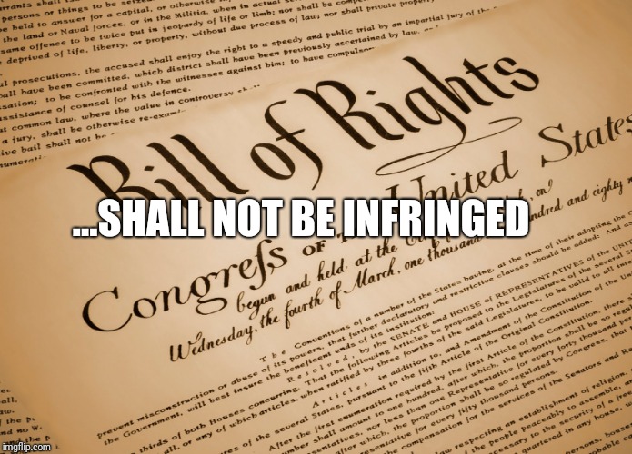 Bill of Rights | ...SHALL NOT BE INFRINGED | image tagged in bill of rights | made w/ Imgflip meme maker
