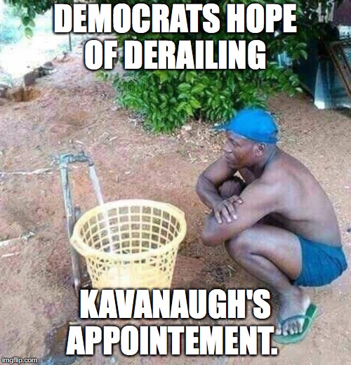 Democratic dreams  | DEMOCRATS HOPE OF DERAILING; KAVANAUGH'S APPOINTEMENT. | image tagged in metoo,ford,kavanaugh,scotus,rape,funny | made w/ Imgflip meme maker