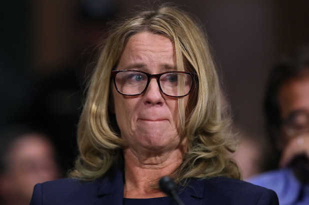 High Quality Christine Blasey Ford Blank Meme Template