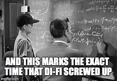 CONFIRM KAVANAUGH! | AND THIS MARKS THE EXACT TIME THAT DI-FI SCREWED UP | image tagged in dianne feinstein | made w/ Imgflip meme maker