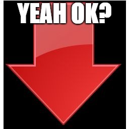 Down-Vote | YEAH OK? | image tagged in down-vote | made w/ Imgflip meme maker