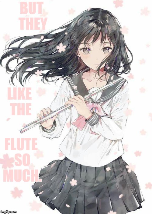 BUT THEY FLUTE SO MUCH. LIKE THE | made w/ Imgflip meme maker