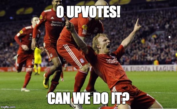 soccer goal | 0 UPVOTES! CAN WE DO IT? | image tagged in soccer goal | made w/ Imgflip meme maker