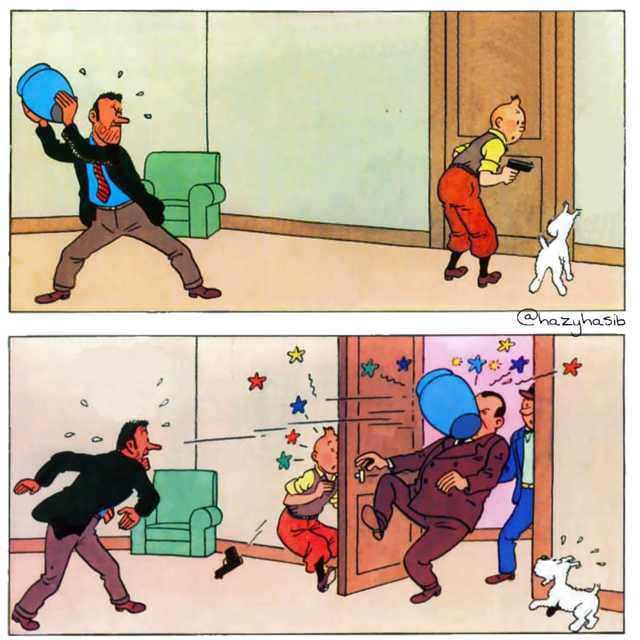 High Quality Tintin Blank Meme Template