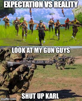 Fortnite Squads | EXPECTATION VS REALITY | image tagged in fortnite,fortnite meme | made w/ Imgflip meme maker