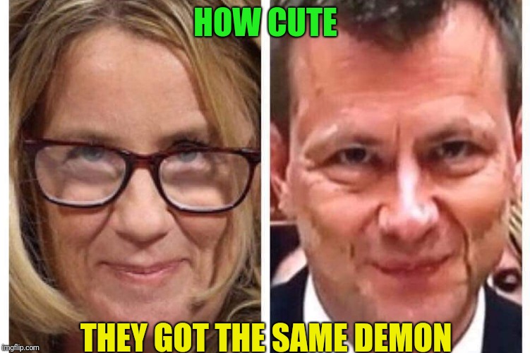 Muh demons | HOW CUTE; THEY GOT THE SAME DEMON | image tagged in memes | made w/ Imgflip meme maker