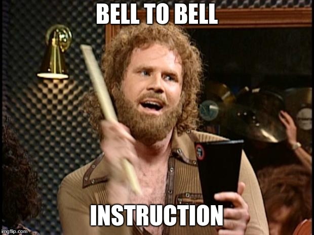 Will Ferrell Cow Bell | BELL TO BELL; INSTRUCTION | image tagged in will ferrell cow bell | made w/ Imgflip meme maker