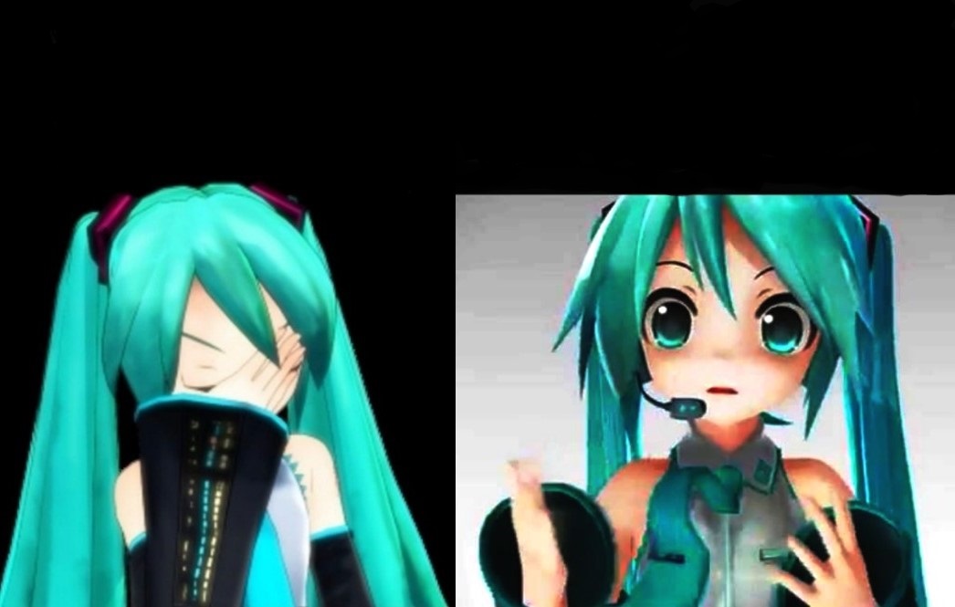 High Quality Miku is FRUSTRATED Blank Meme Template