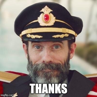 Thanks captain obvious. | THANKS | image tagged in thanks captain obvious | made w/ Imgflip meme maker